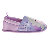 Disney Frozen Girls Slippers  Anna and Elsa Plush Warm Soft Aline Comfy Lightweight House Shoes (5-10 Toddler)